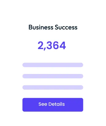 Business success card